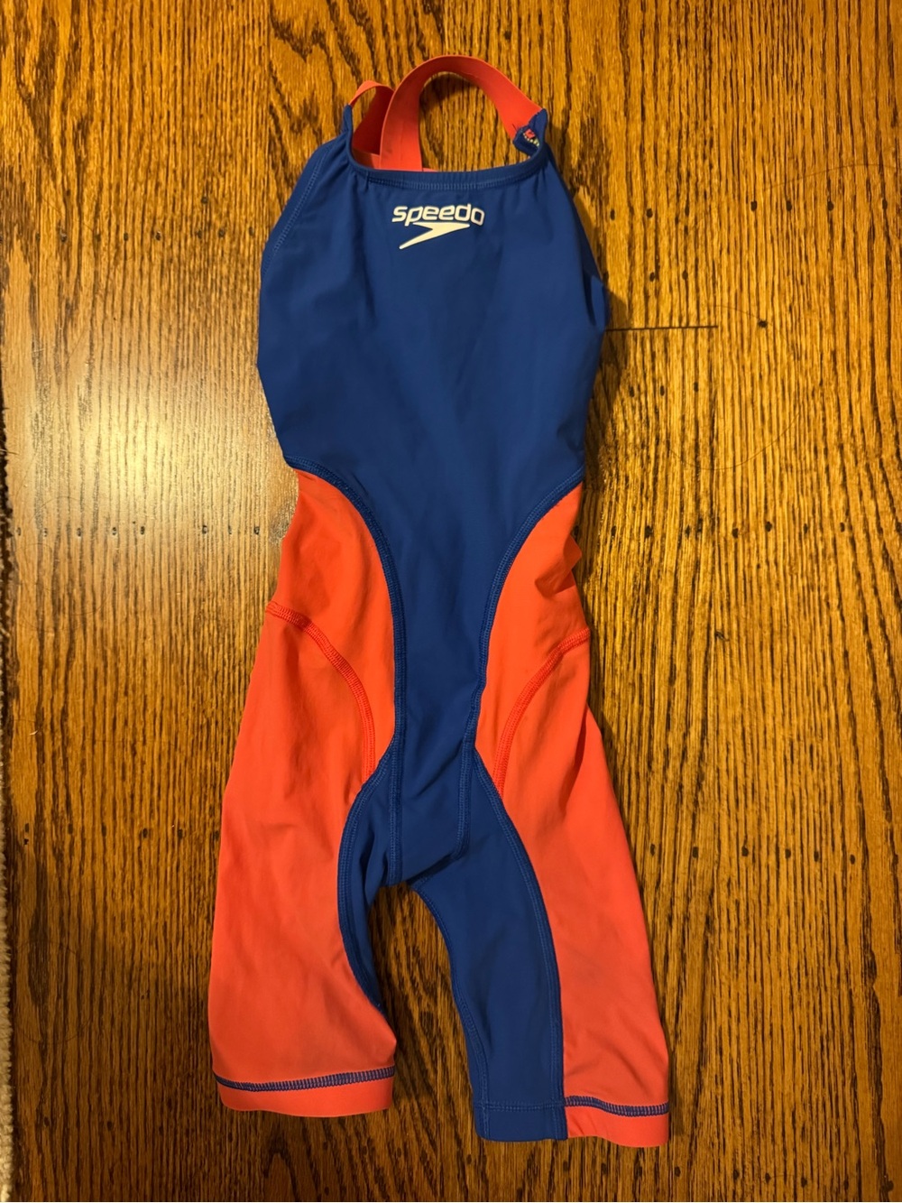 Speedo Kids Blue & Pink Performance Swimsuit